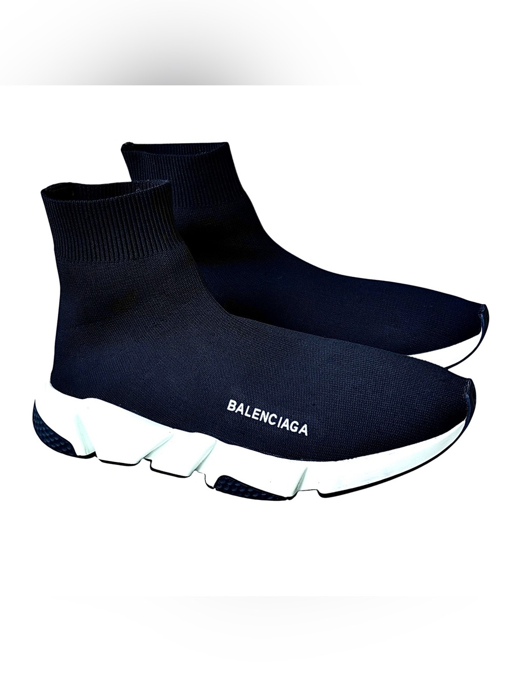 BALENCIAGA Black Speed Knit Sneakers